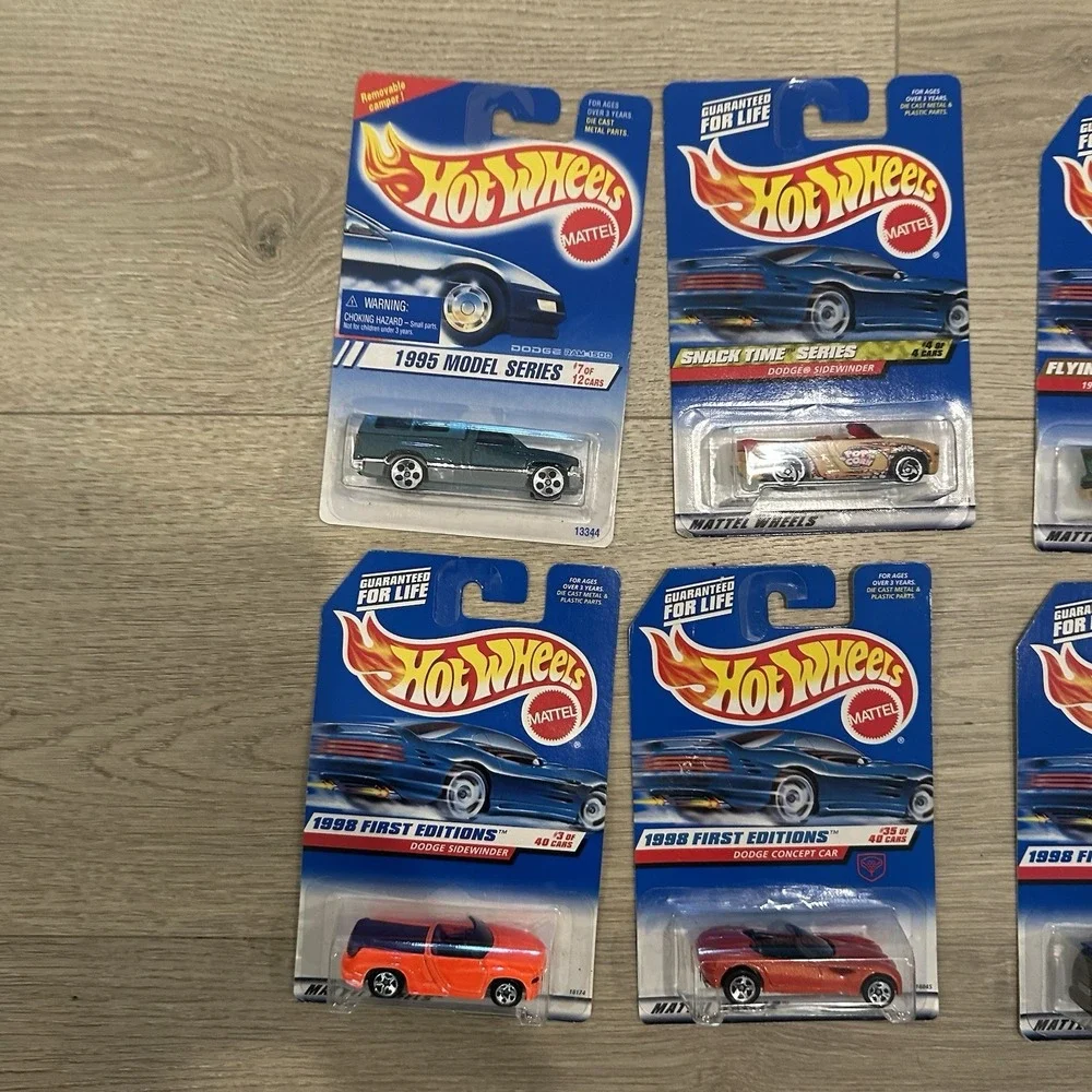 Hot Wheels Lot Of 6 Dodge Diecast Cars 1:64